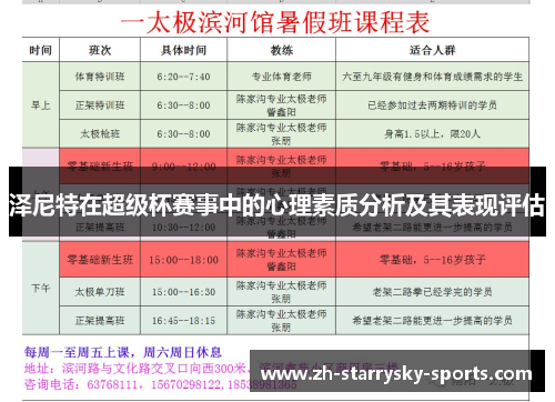 泽尼特在超级杯赛事中的心理素质分析及其表现评估